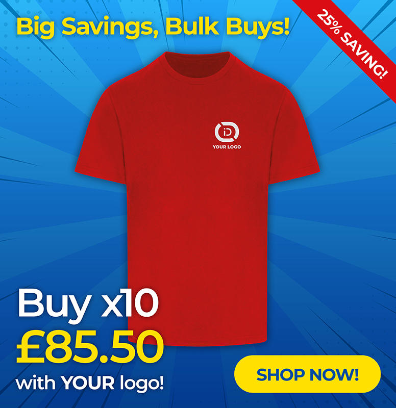 10x T-Shirts with Left Chest Logo