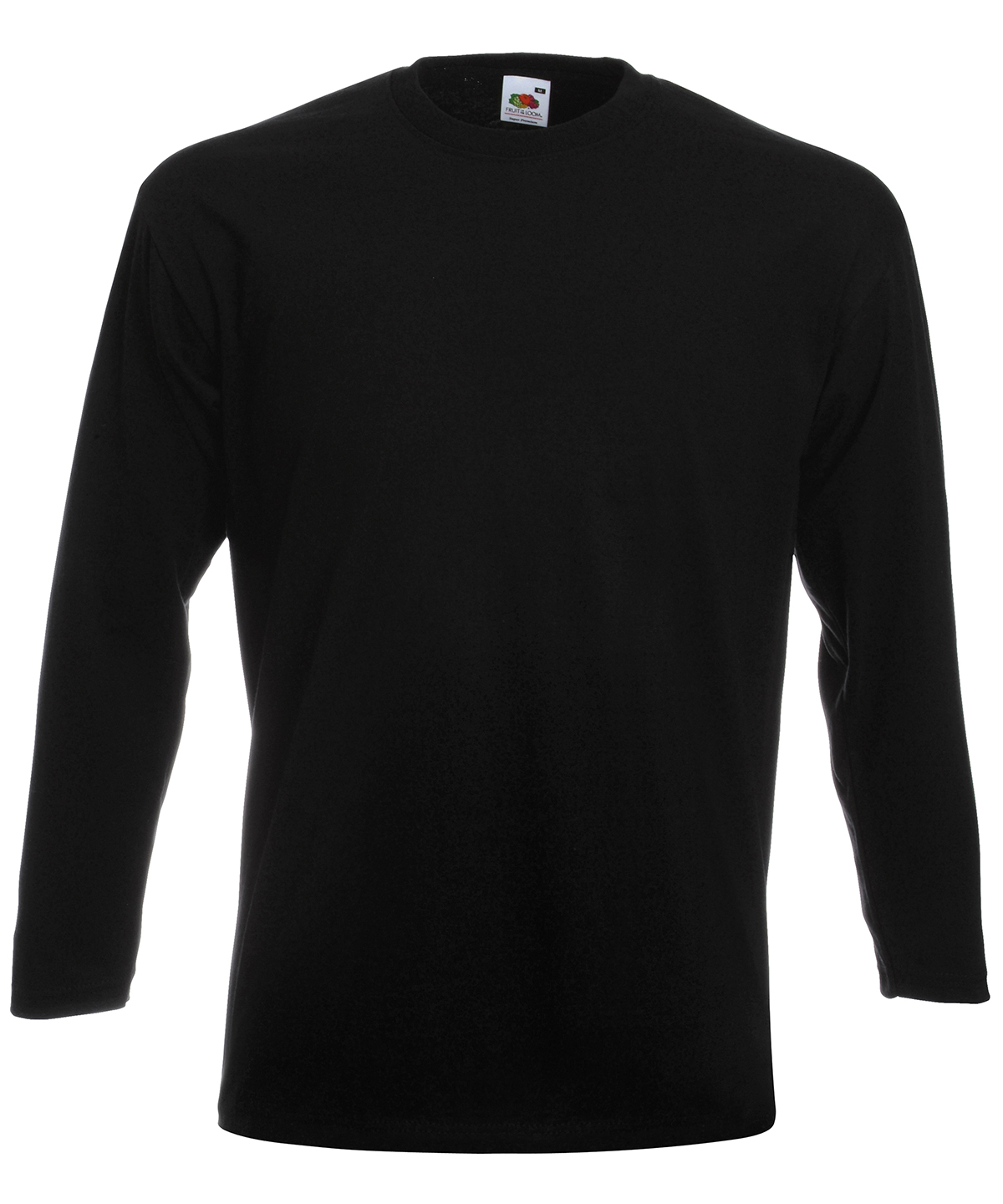 Fruit of the Loom Super premium long sleeve Black T-Shirt